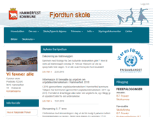 Tablet Screenshot of fjordtunskole.no